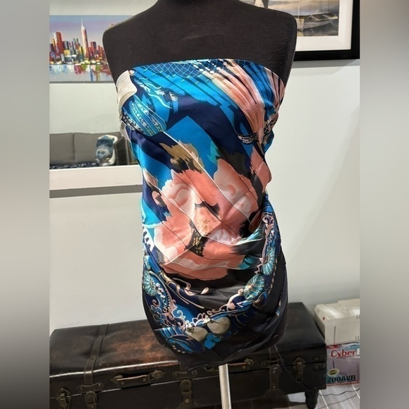 NWT❤️Baierlu 100% Silk Peking Opera Scarf - Picture 1 of 11